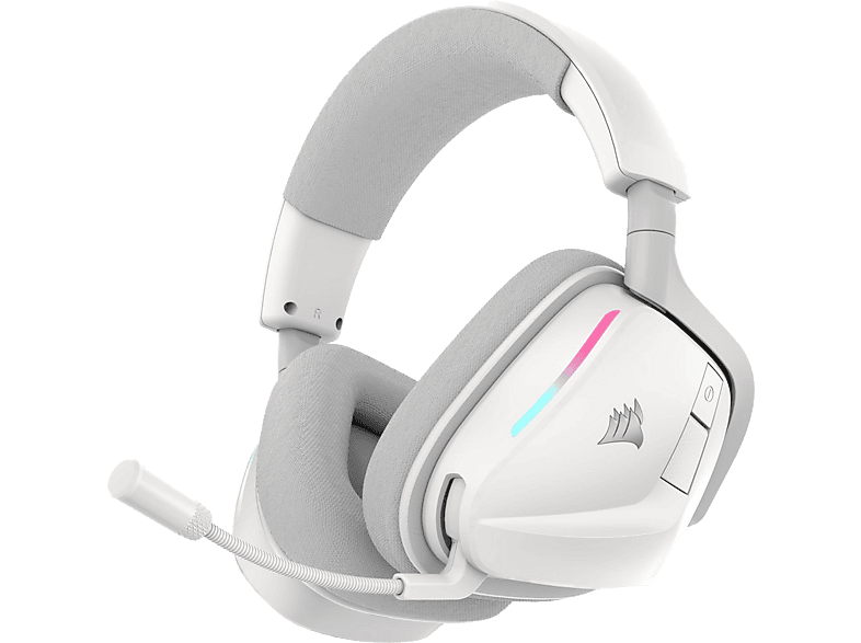 Corsair VOID WIRELESS v2 Circumaurales Conexión Inalámbrica de 2,4 GHz Bluetooth Dolby Atmos® Spatial Audio Blanco