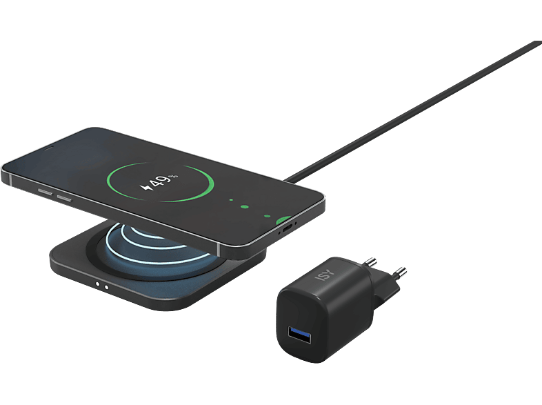 ISY IWQ 2015-1 Universal 15W Recarga rápida Negro