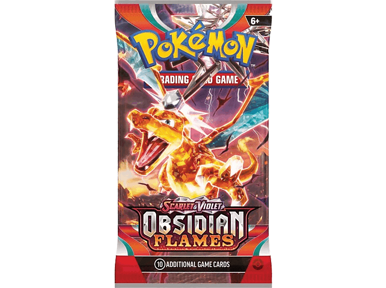 Magicbox Pokémon: Scarlet & Violet 3: Llamas Obsidianas (Sobre 10 Cartas) (Inglés)
