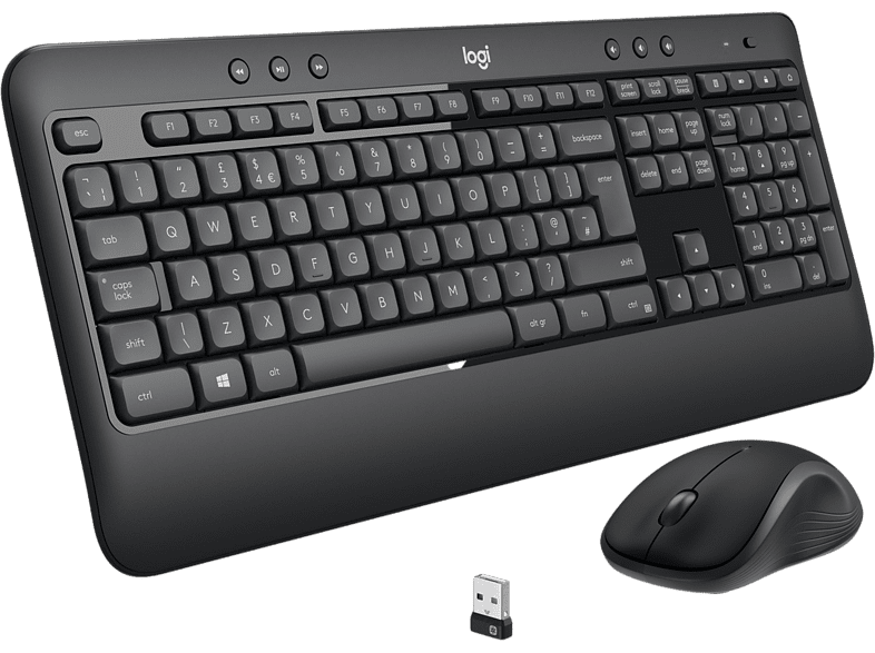 Logitech MK540 Advanced Inalámbrico Bluetooth USB Negro