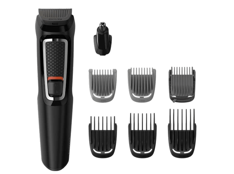 Philips Multigroom Series 3000 MG3730/15 Multifunción 8 en 1 60 min Seco y húmedo Negro