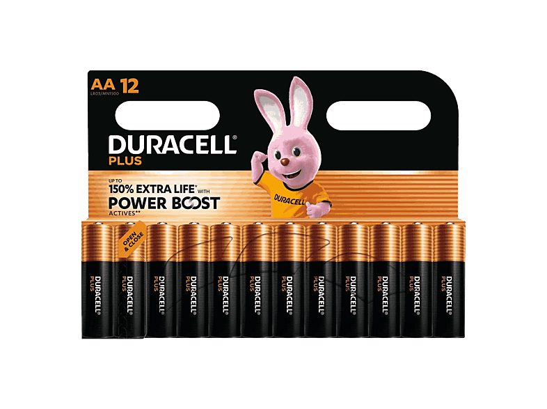 Duracell Plus Powerboost Tamaño AA 12 pilas
