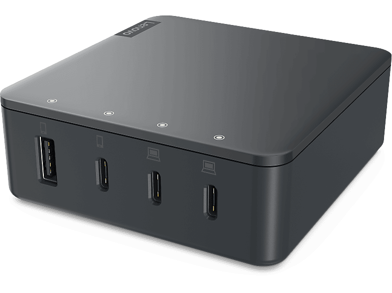 Lenovo Multi Puerto Lenovo Go de 130 W Gris Tormenta