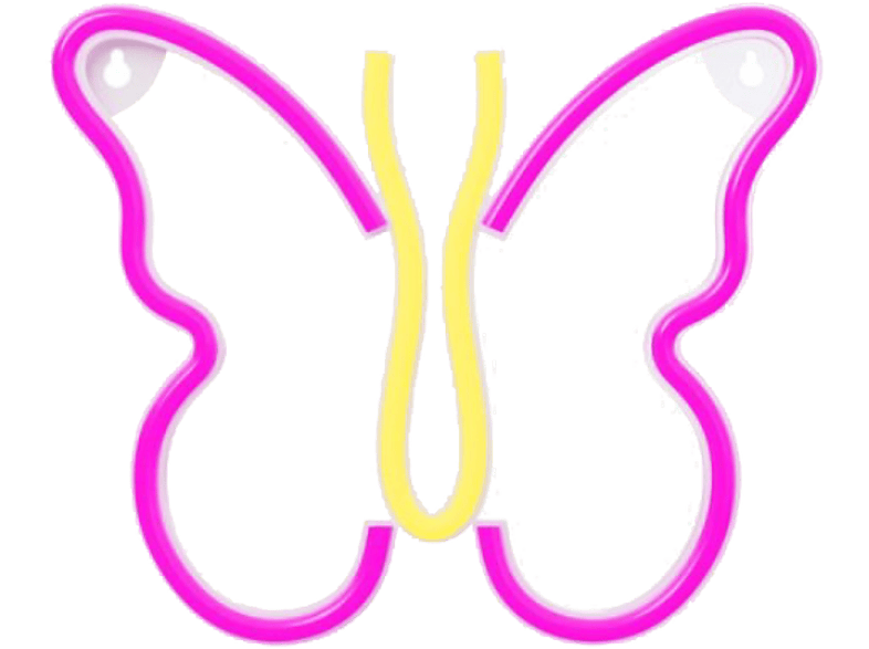 Forever RTV100306 Neón USB Butterfly Pink