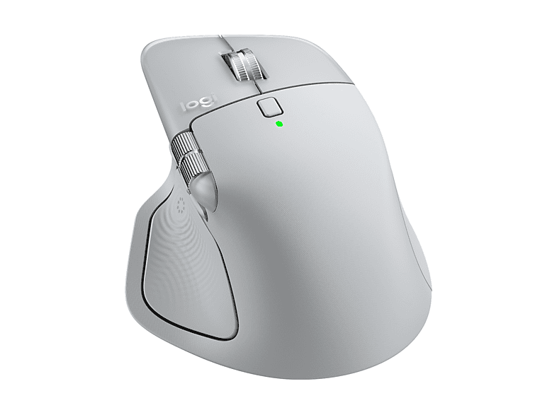 Logitech MX Master 4 8000ppp Carga rápida Clics silenciosos Bluetooth-USB PC-Mac Multidispositivo Personalizable Gris