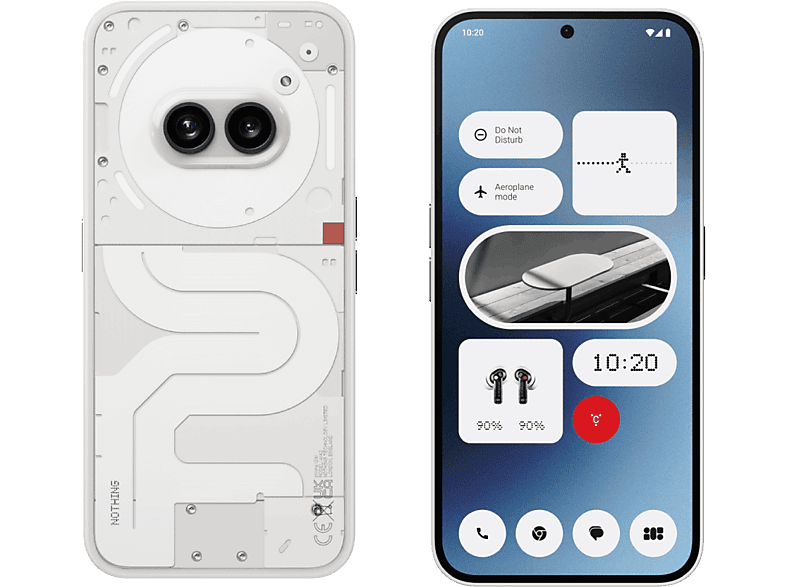 Nothing Phone (2a) Blanco 256GB 12GB RAM 6.7 MediaTek Dimensity 7200 Pro 5000 mAh Android