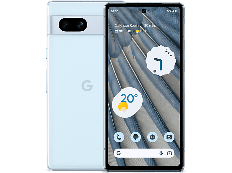 Google Pixel 7a Azul claro 128 GB 8 GB RAM 6.1  OLED Full HD+ Google Tensor G2 4.385 mAh Android
