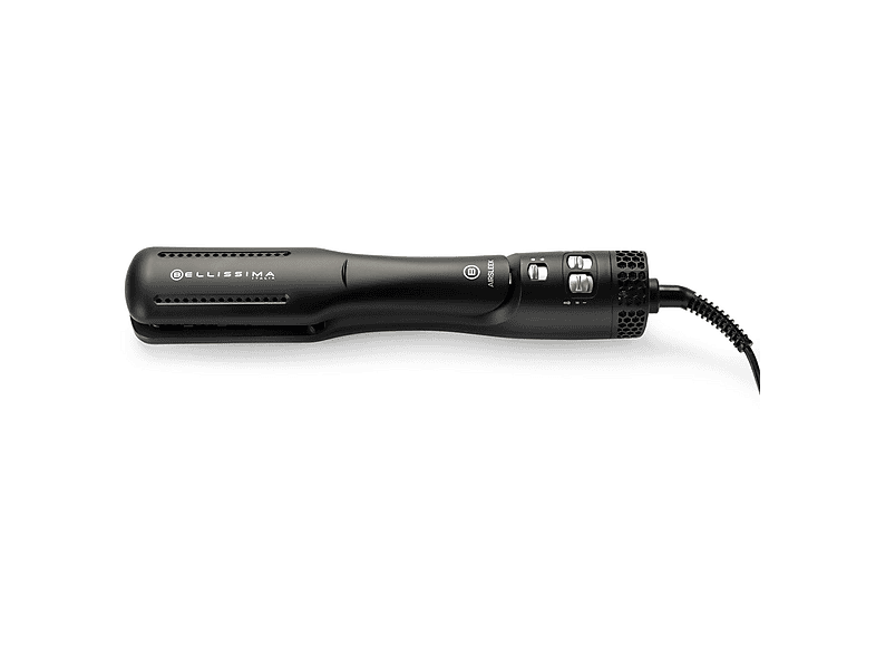 Bellissima 2 en 1 Airsleek® Revestimiento de Cerámica y Queratina 640W 2 Velocidades 2 Temperaturas Negro Oro