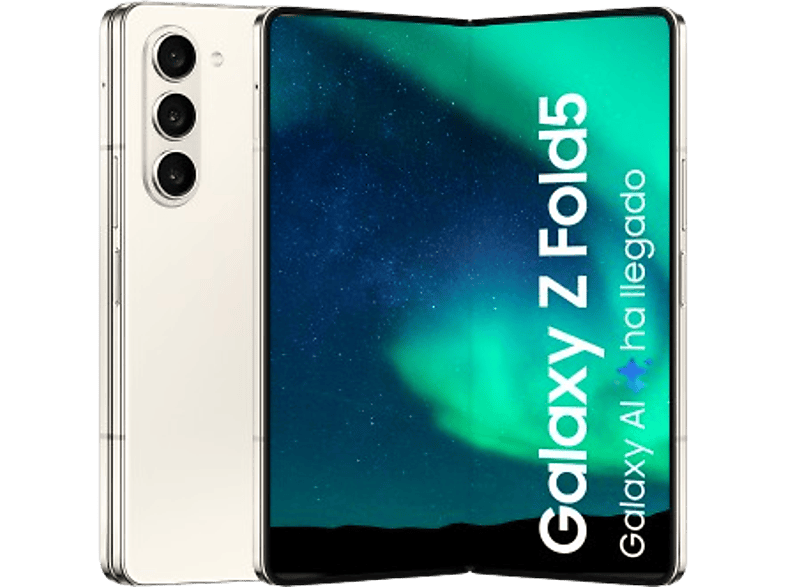 Samsung Galaxy Z Fold5 5G 512GB 12GB RAM Crema 7.6 QXGA+ Plegable Qualcomm Snapdragon 4400 mAh Android 13