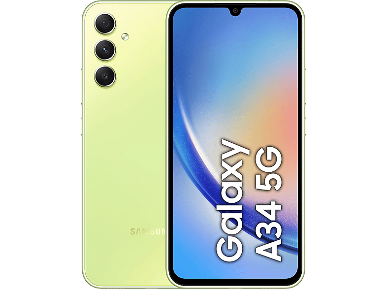 Samsung Galaxy A34 Light Green 128 GB 6 GB RAM 6.6  FHD+ Mediatek Dimensity 1080 Octa-Core 5000 mAh Android 13