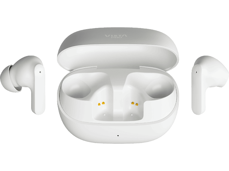 Vieta Pro Dual 2 33 h Autonomía Intraurales Bluetooth USB-C Micrófono Blanco