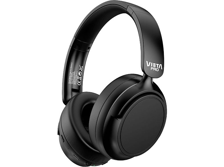 Vieta Silence 3 Circumaurales Bluetooth 50h Autonomía Cancelación Ruido Negro