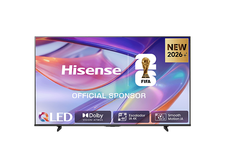 Hisense 50E7S QLED 4K Esclador 4K IA Modo Juego Plus Dolby Visión IQ Negro