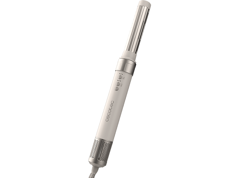 Cecotec Bamba CeramicCare 12in1 AirGlam Champagne Tecnología Coanda 3 velocidades 3 temperaturas 1400W 12 cabezales Champagne