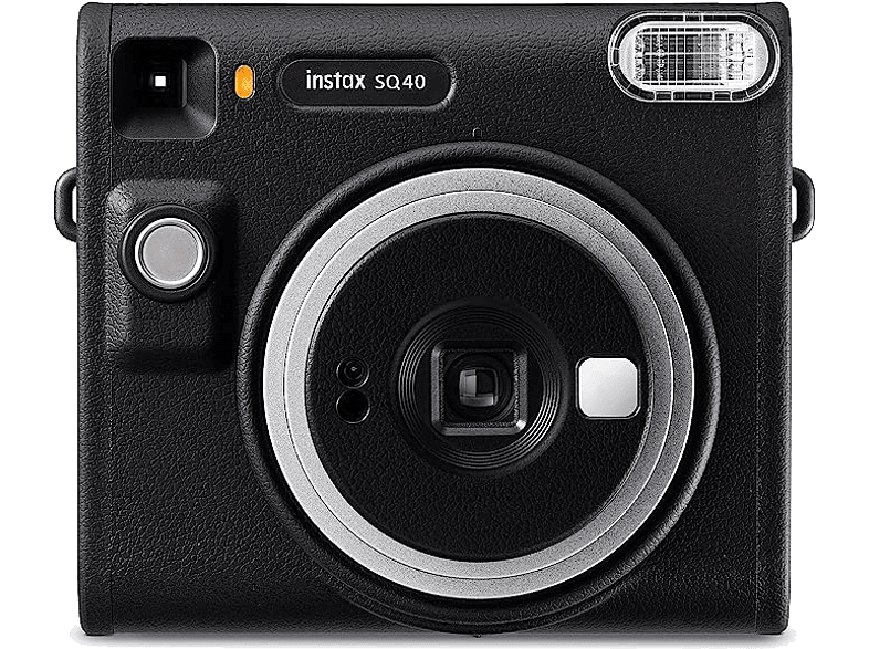 Fujifilm Instax SQ40 Flash integrado Exposición automática Lente y espejo selfie Negro