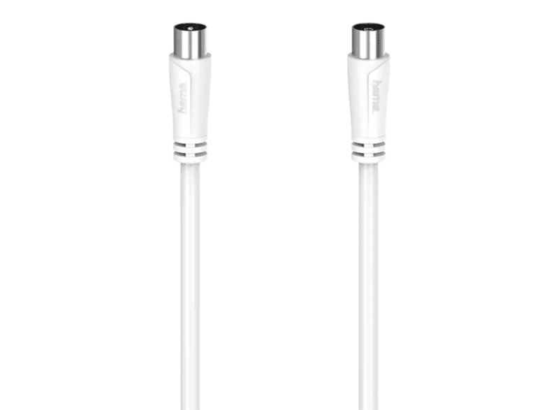 Hama 205047 Coaxial 90 dB 5 m Blanco