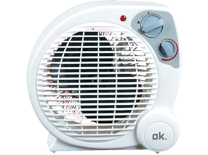 OK OFH 320224 ES 2000 W 2 niveles potencia Modo Frío/Templado/Cálido Blanco