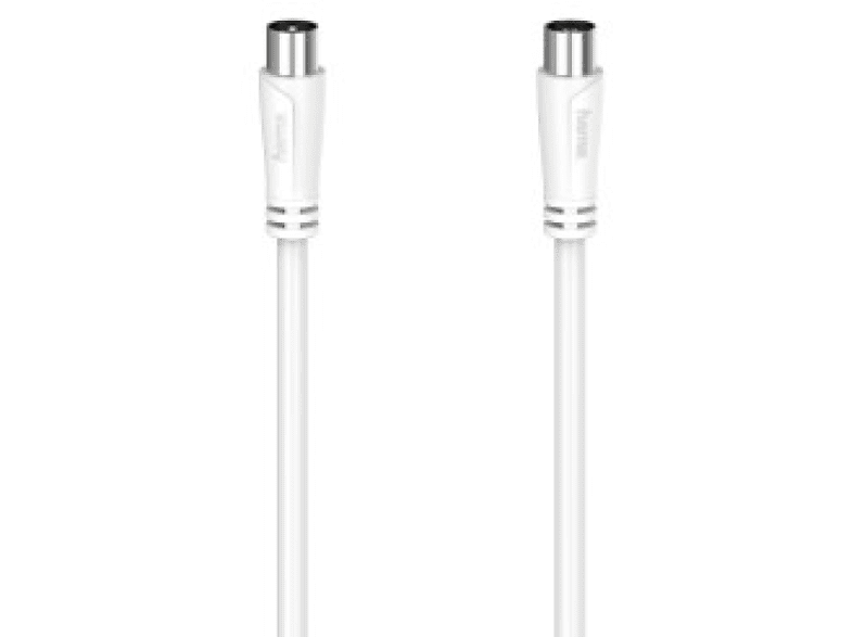 Hama 00205046 Coaxial 90 dB 3 m Blanco