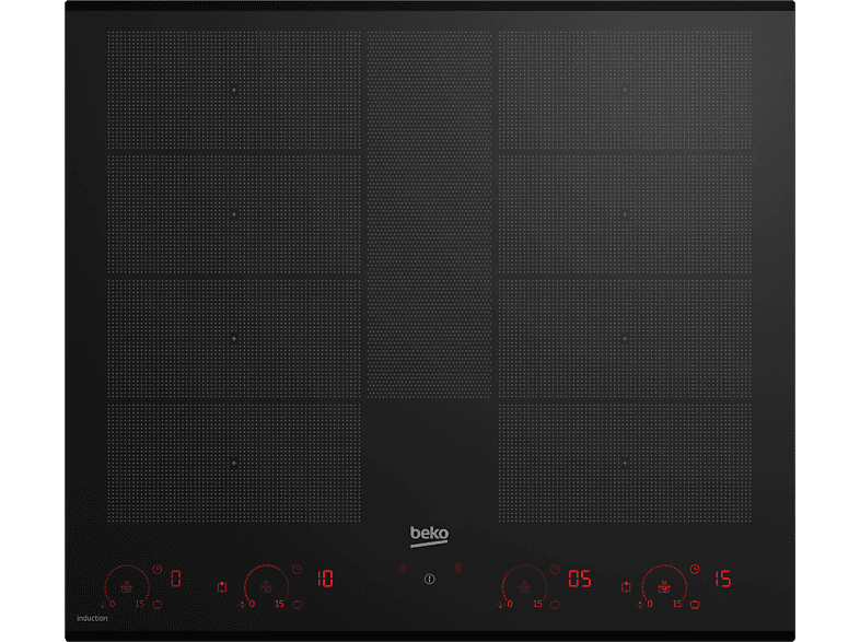 Beko HII68811NT 8 zonas combinables Zona central extensible Touch control 60 cm Negro
