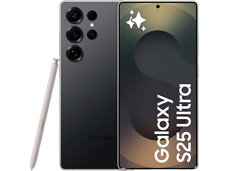 Samsung Galaxy S25 Ultra Titanium Black 256 GB 12 GB RAM 6.9 WQHD+ Snapdragon 8 5000 mAh Android 15