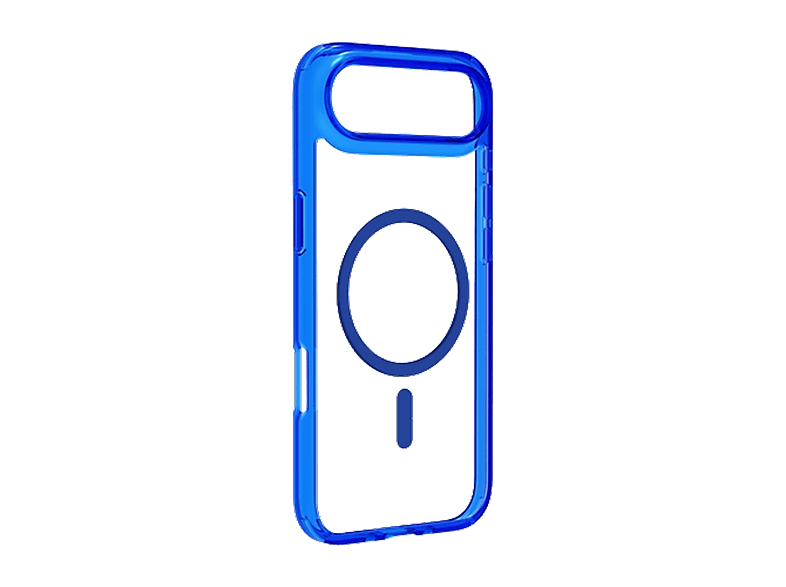 CellularLine ICONIC MAG Para iPhone 17 Air Ultrarresistente MagSafe Azul y Transparente