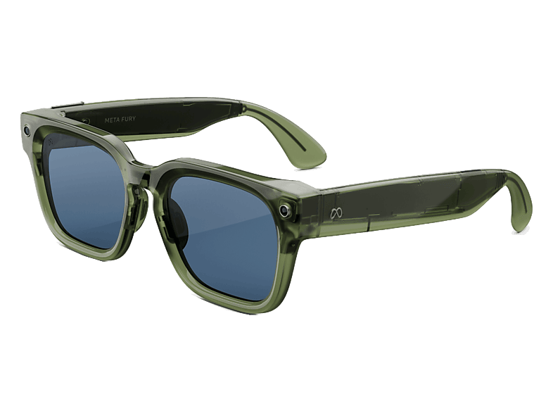 Meta Fury Lentes Light Blue Atlantic Cámara 12 MP Traducción en tiempo real Resolución 3K HD +8h Batería Racing Green