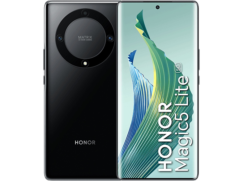 Honor Magic5 Lite 5G Midnight Black 256 GB 8 GB RAM 6.67  OLED curva Qualcomm® Snapdragon® 695 (6nm) 5100 mAh Android 12
