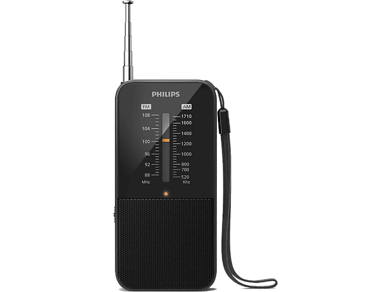 Philips TAR1509/00 0.1 W Pilas AAA Colgante FM/AM Negro