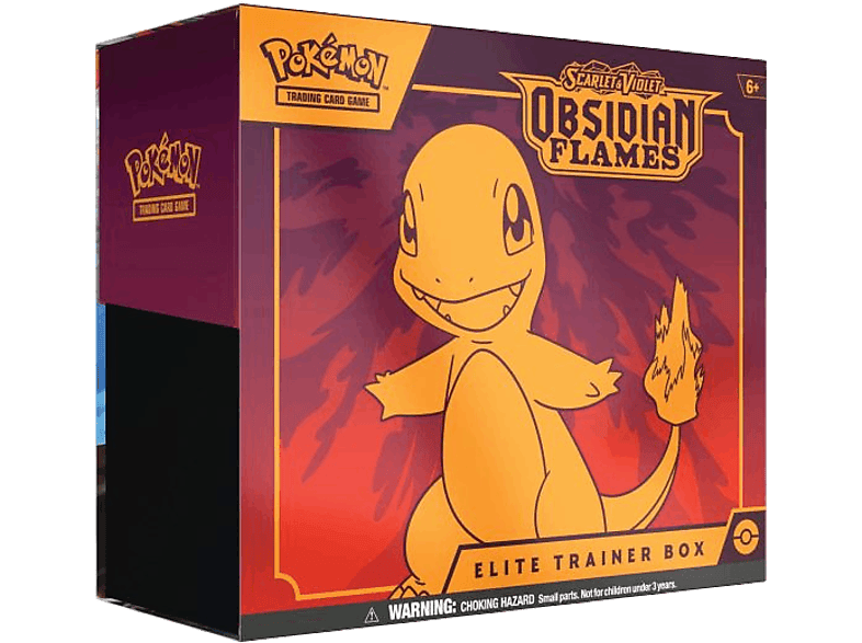 Magicbox Caja Entrenador Elite Pokémon Colección Escarlata y Purpura Obsidian Flames TCG (Inglés),