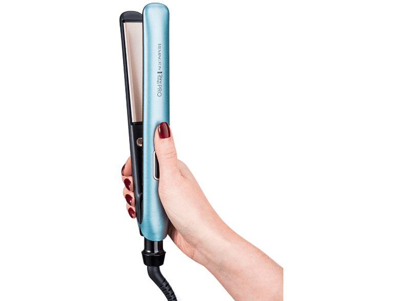 Remington Shine Therapy PRO Revestimiento cerámica Tecnología iónica Azul