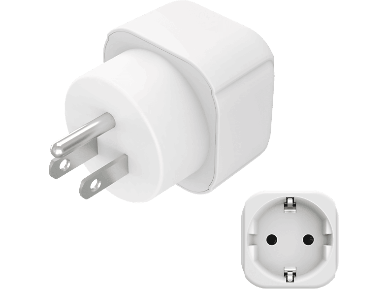 Hama EU-USA Tipo B Tipo C 100 - 250 V 15 A Blanco