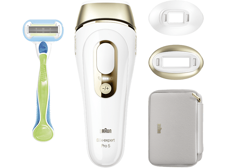 Depiladora IPL- Braun Luz Pulsada Silk-expert Pro 5 PL5152 Reducción Permanente Vello Visible Skin Pro 2.0