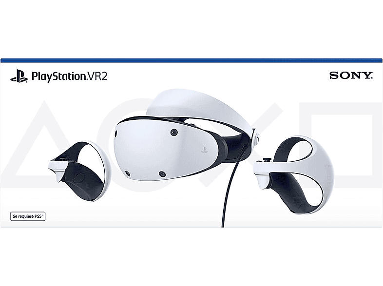 Gafas PlayStation VR2 OLED 4K Sensor de movimiento Blanco + Mandos VR2 Sense + Auriculares estéreo