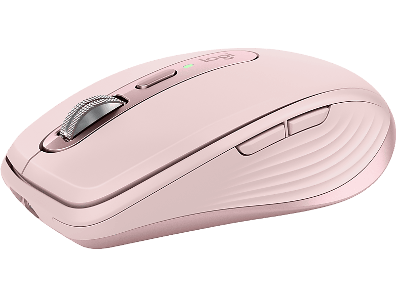 Logitech MX Anywhere 3S Inalámbrico Bluetooth 8000 ppp Multiplataforma Botones programables Rosa
