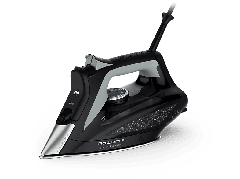 Rowenta Eco Intelligence DW6340D1 2500 W 190 g/min 0.3 L Microsteam 400 HD 3D Laser Antigoteo Antical Vapor Vertical Negro