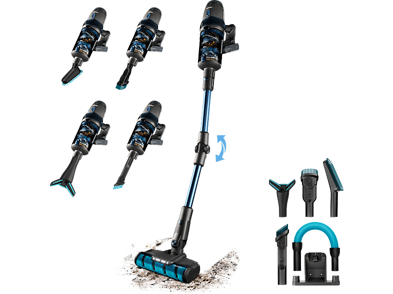Cecotec Conga Rockstar 11500 Odyssey ErgoFlex 850 W 3 en 1 300 aW 30 kPa 90 min Cepillo Jaliscazo Incluye accesorios Black