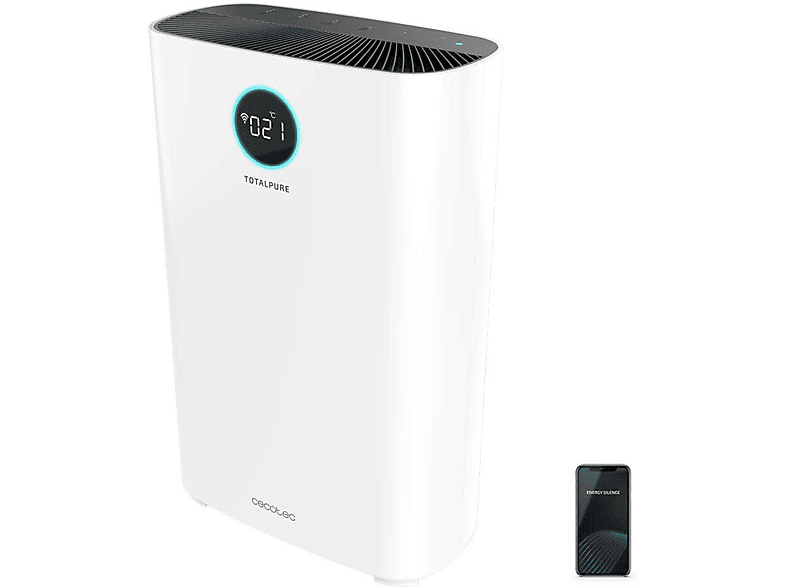 Cecotec TotalPure 2500 Connected 20 W WiFi 4 velovidades Blanco