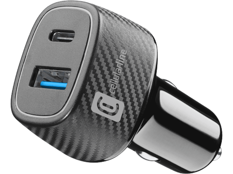 Cellular Line CBRUSB2PD48WK 2 Puertos USB Negro