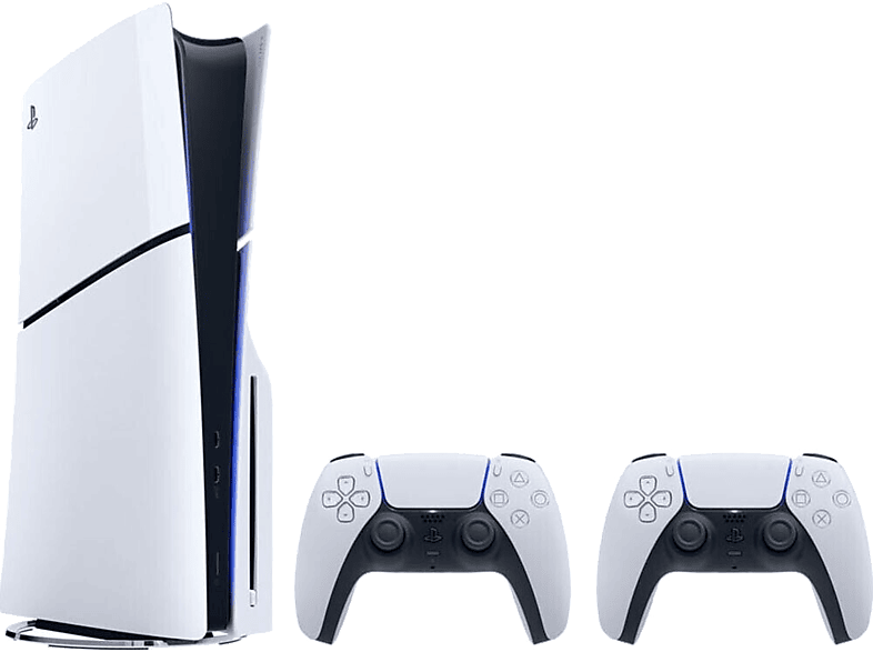Sony PlayStation 5 Slim Standard 1 TB SSD 4K 2 mandos Chasis D Blanco