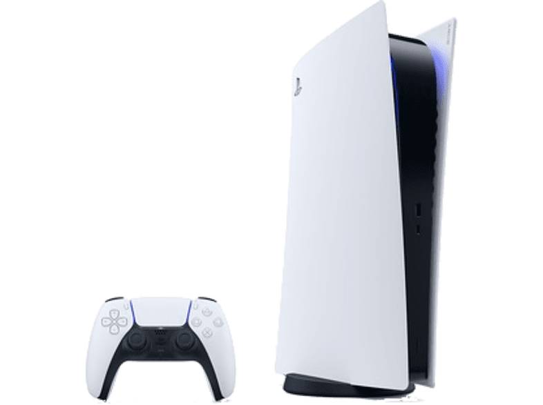 Sony PS5 Digital Edition C Chassis 825 GB 4K Blanco y Negro