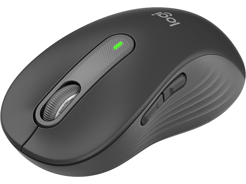 Logitech Signature M650 Para manos grandes Bluetooth-USB Clics silenciosos Windows macOS Personalizable Negro