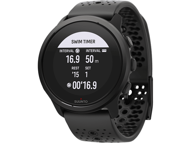 Suunto 5 Peak All Black Negro 130-210 mm 1.1 Bluetooth Seguimiento de actividad Sumergible 30 m