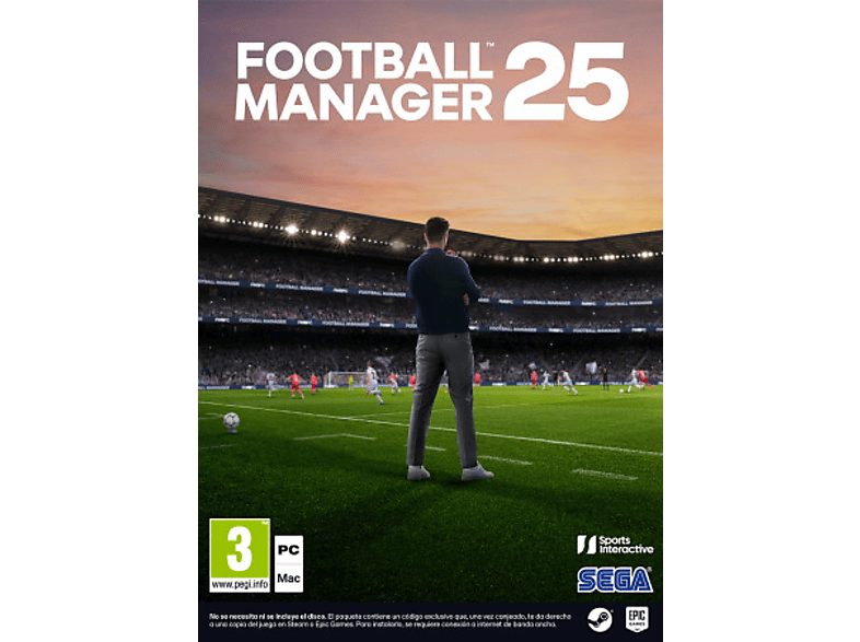 PC Football Manager 25 (Código en la caja)