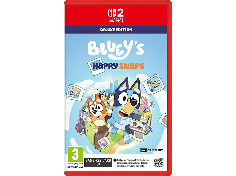 Nintendo Switch 2 Bluey's Happy Snaps Ed. Deluxe (Game Key Card)