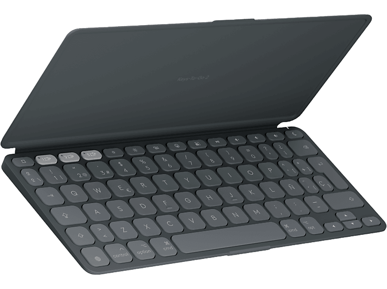 Logitech Keys to Go 2 para iPad Bluetooth Accesos directos Multidispositivo Smart Actions iPad iPhone y Macbook Negro