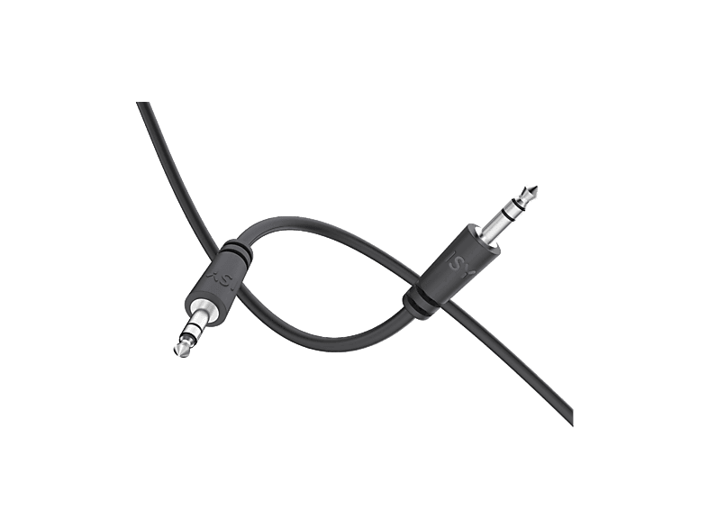 ISY IAU-1016 Jack 3.5 mm 5 m Negro
