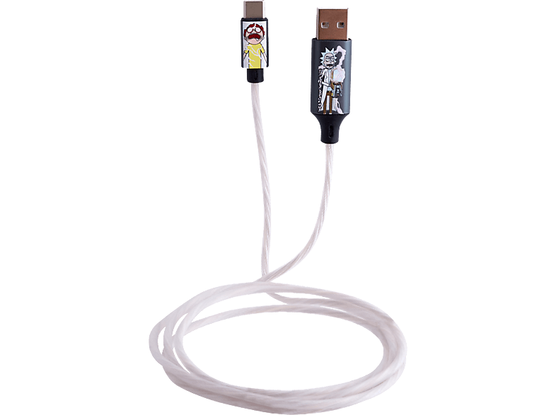 Nacon BigBen Rick and Morty USB A/USB C Luminoso 1.2 metros Verde