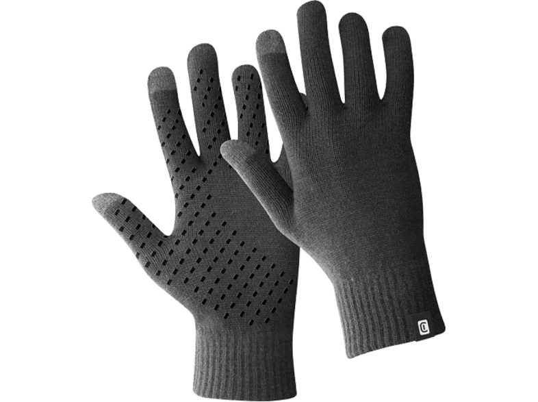Cellular Lines TOUCHGLOVEWINTERMK Táctil talla S/M Negro