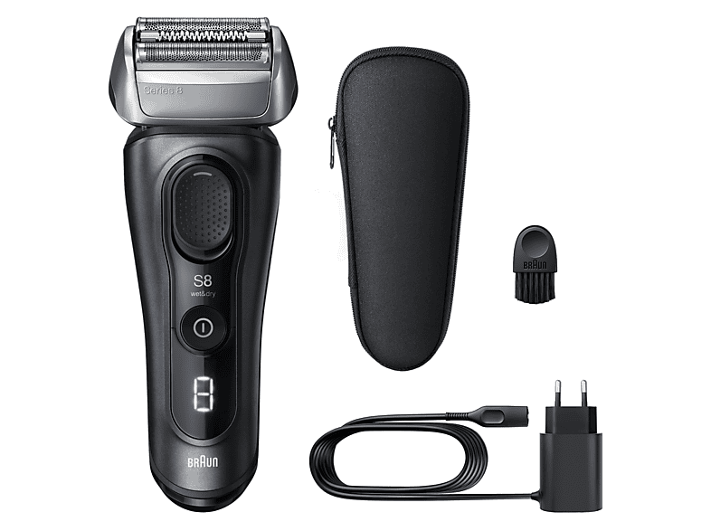 Braun Series 8 8603s SensoAdapt 60 min autonomía Afeitado en seco y en mojado Gris