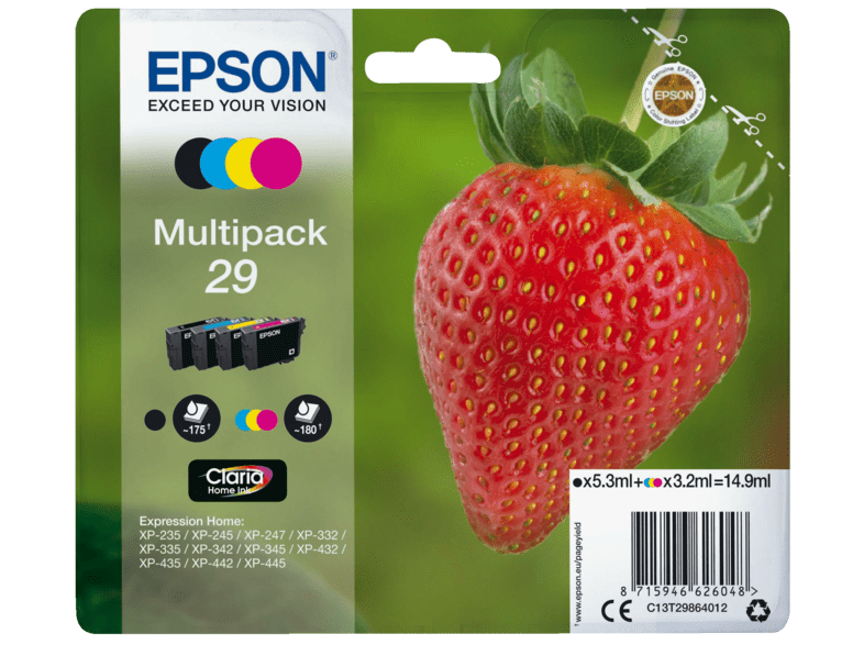 Epson C13T29864020 Fresa 29 cartuchos CMYK